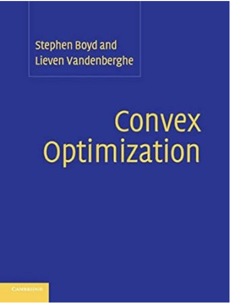 Convex Optimization cover